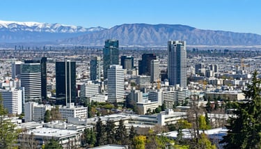 Santiago Chile City Scape