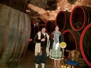 Kitzingen ambassadors in wine cellar