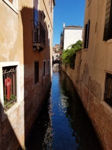 Venice is filled with narrow canals