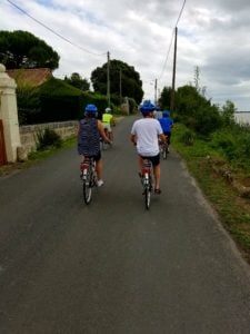 Biking to Bourge, France