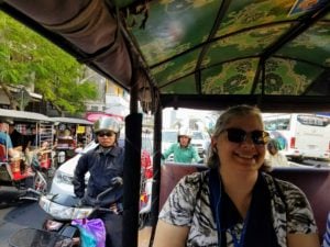 Congestion on the streets of Phnom Penh