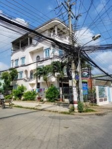 Tan Chau, along the Mekong delta has a typical electrical distribution system