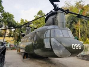 In Saigon troop transport copters