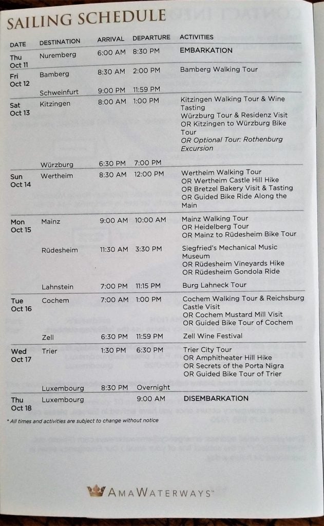 More excursion choices. Go Astro Travel is a top river cruise specialist. More excursions to choose from