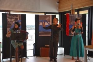 Entertainment during Bourg Wine Festival