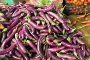 Vietnam and Cambodia river cruise - lots of fresh vegetables