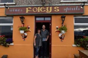 On the way to Dingle we stopped at Foley's bar from some Irish Coffee.
