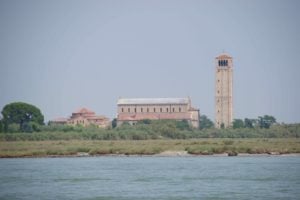 View of Torchello cathedral and tower