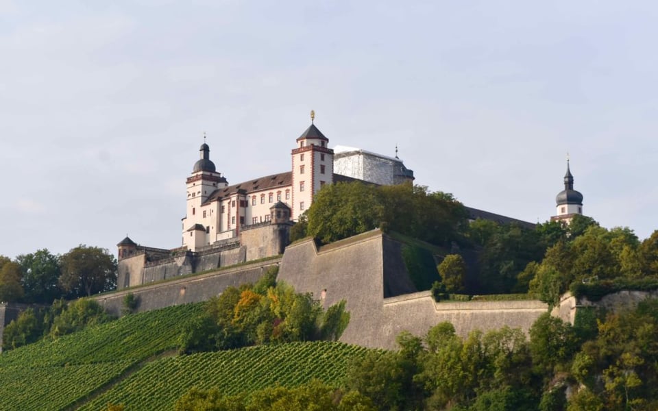 Marienburg Fortress overlooking Wurtzburg 