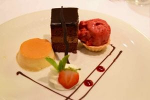 Desert at Chaine des Rotisseurs dinner