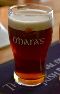 The reward at the end of the Carlow Brewing tour