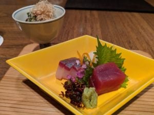 How long does it take to get to Japan?  It doesn't really matter as long as we get sushi when we get there