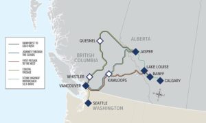 Rocky Mountaineer routes,