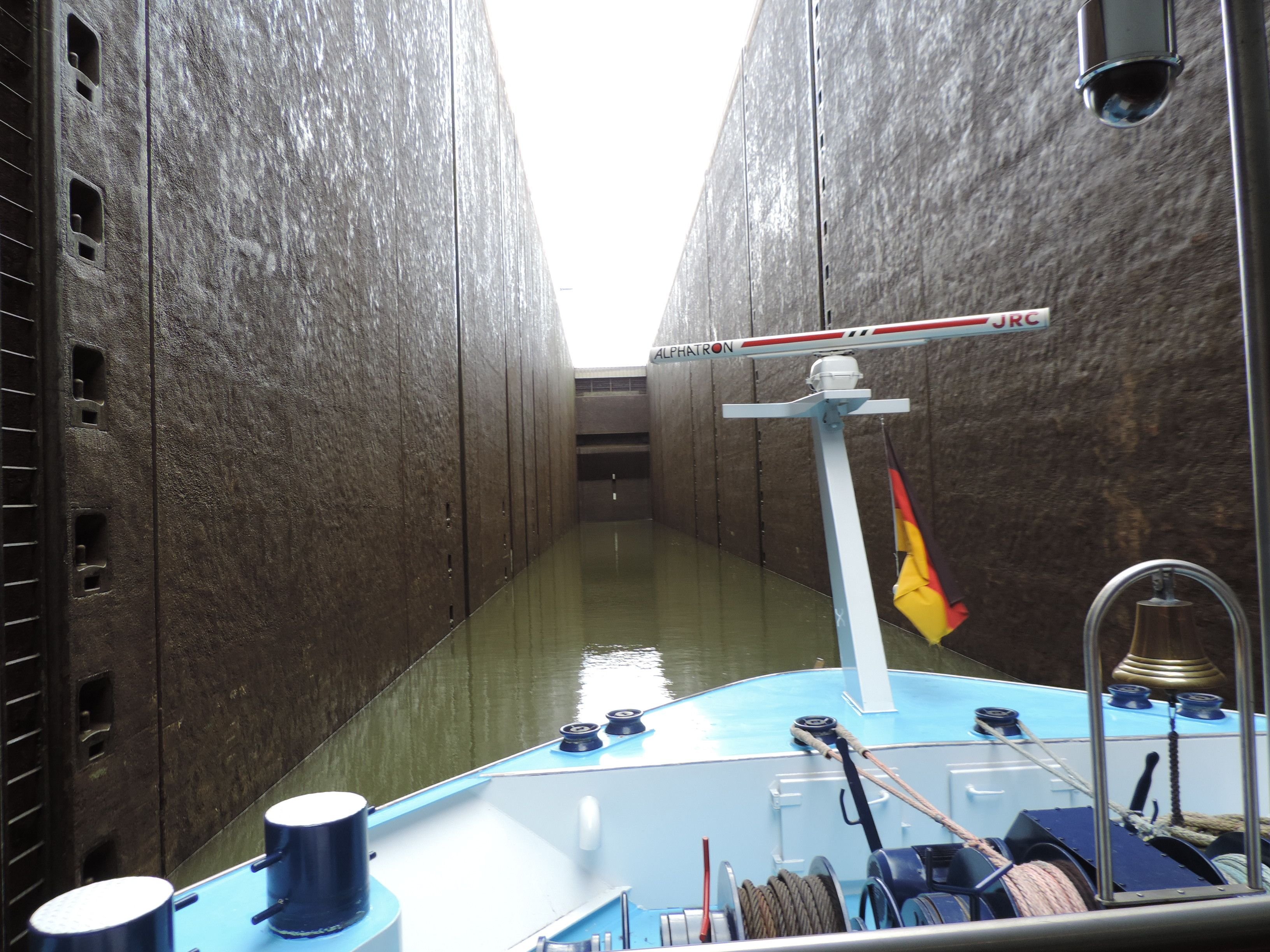 River cruise through a Lock