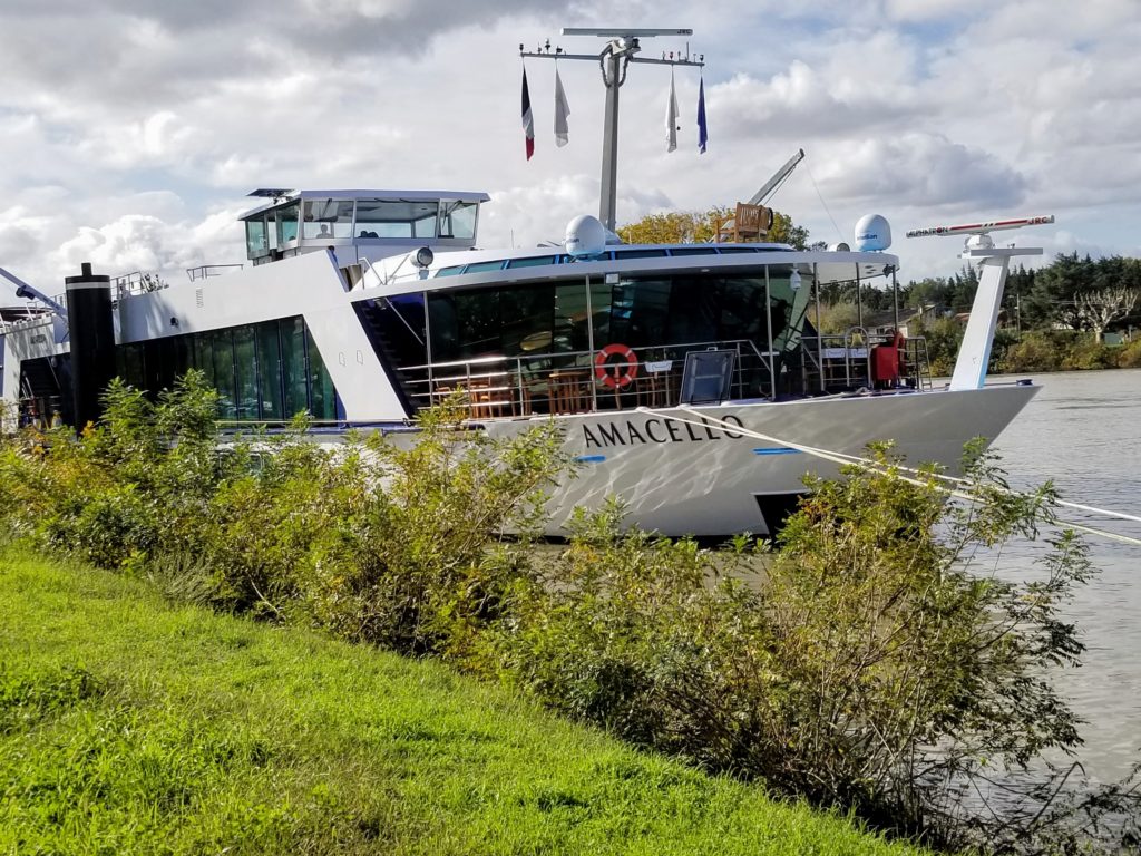 The Amacello in Avignon. River cruising in Provence is one of the best vacation experiences.