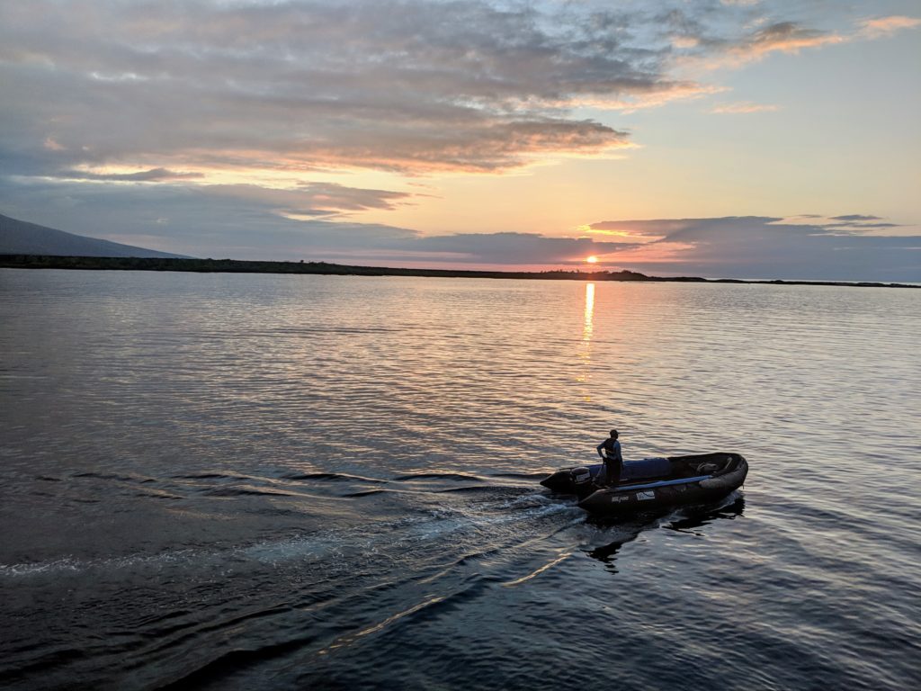 Sunset over the Galapagos