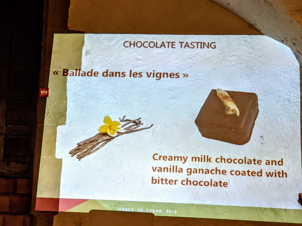 Chocolate and wine